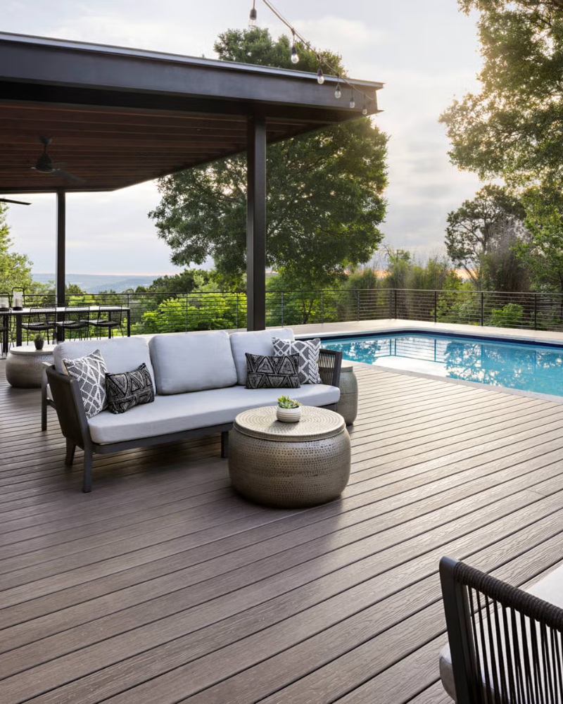 Deck de PVC composite Arqihogar